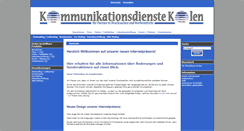 Desktop Screenshot of drucksachen-kolen.de